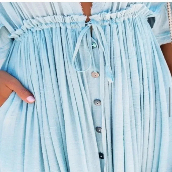 Vintage Bohemian Long Beach Dress - Picture 5 of 12